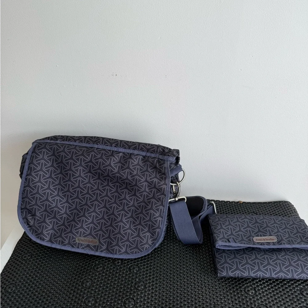 Time & Leslie diaper bag stylish Navy Blue‎ Women's Bag